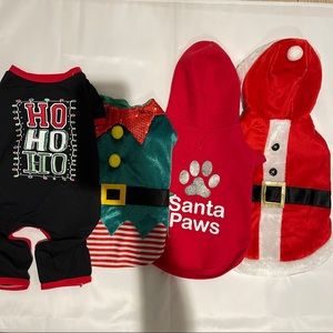 Set of 4 Christmas clothes for medium dogs - New